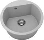 FAT Chiuvetă bucătărie fatgranit 1 cuvă FAT Avangard 223 Ø51 cm fără picurător Grey (223-1006) Chiuveta