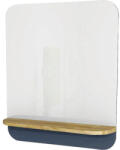 Devo Oglindă baie cu poliță Devo Gloria 2.0, 70x86 cm, albastru/stejar (GL2-LUPL70-1-F103D01)