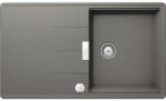 SCHOCK Chiuvetă bucătărie cristadur 1 cuvă Schock Tia D-100 50x86 cm cu picurător Silverstone reversibilă (TIAD100SILVSA) Chiuveta
