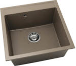 FAT Chiuvetă bucătărie fatgranit cu o cuvă FAT Avangard 225 51x51 cm, fără picurător, Frappe (225-1009) Chiuveta