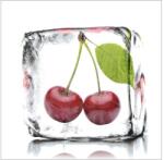 Pure Living Tablou sticlă Pure Living Cherry Sorbet 30x30 cm (GLA522A)