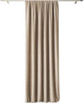 Mendola Draperie semiopacă cu rejansă Mendola Castellano bej 210x270 cm (10-237CAST-4-R008)