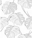Marburg Tapet vlies Marburg 81604 Kylie model frunze alb-gri 10, 05x0, 53 m (81604)