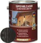 Hornbach Lazură pentru lemn 3 în 1 Hornbach Super Holzlasur antracit 2, 5 l (500251)