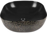 Differnz Lavoar pe blat Differnz Snake Duo 41, 5x40 cm negru/auriu (38.010.36)