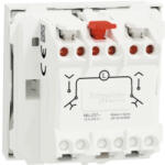 Schneider Electric Întrerupător pentru jaluzele Schneider Unica, 2 module, simbol săgeți sus-jos, cu stop, alb (SCH-NU323718)