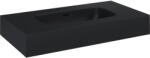 Jungborn Lavoar suspendat Jungborn DECEM 80, 6x46 cm negru mat (168855)