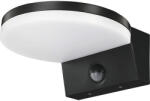 Top Light Aplică LED exterior Novara C 15W 1300 lumeni, senzor de mișcare, IP65, negru (NOVARA C PIR)