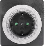 QLink Priză programabilă mecanic, compactă 3500W, negru (66.202.59)