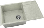 FAT Chiuvetă bucătărie granixit 1 cuvă FAT Avangard 228 49x80 cm cu picurător Pewter reversibilă (228-210) Chiuveta