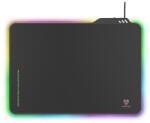 Vertux Egérpad - FLUXPAD (csúszásmentes, vízálló, RGB LED, fekete) (FLUXPAD) - digitalgo