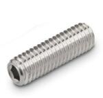  Belső kulcsnyílású hernyócsavar lapos véggel, A2, Rozsdamentes, M8x45