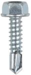  Hatlapfejű önfúró lemezcsavar+gumis alátét Acél 4, 8x19 RAL7024 szürke