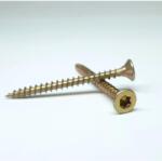 Süllyesztett fejű, TORX faforgácslap csavar, Sárgahorganyzott, 5x120