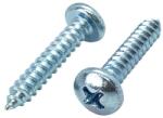  Domború fejű kereszthornyos lemezcsavar, Rozsdamentes, 3, 5x9, 5