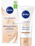 Nivea 5 IN 1 Nappali Krém BB 24h Hidratáló SPF 15 Világos Bőrtípusokhoz Organikus Jojoba Olajjal és Sminkpigmentekkel
