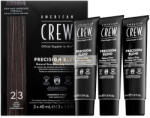 American Crew Precision Blend Natural Gray Coverage hajfesté k fé rfiaknak Dark 3 x 40 ml
