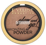 Eveline Glow And Go! Bronzing Powder bronzosí tó pú der az egysé ges é s vilá gosabb arcbő rre 02 Jamaica Bay 8, 5 g