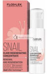 Elixir FLOSLEK Csiga Arcápoló Szérum, 30ml, Anti-Aging Gélkrém, Sötét Karikák és Puffadtság Ellen, Természetes Arckezelés, Mélyen Hidratáló és Pótoló, 95% Csiga Kivonat