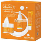 Floslekset Go For Glow Vitamin C Anti-Aging Krém Napra és Éjszakára 50ml, Ragyogó Szérum Vit C 10 30ml, Világító Szemkrém 30ml