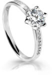 Cutie Jewellery Z6149-10-X-2 lenyűgözően csillogó gyűrű fehéraranyból 58 mm