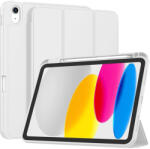 Techsuit - Flex háromszoros hajtogatású tok (ceruzatartóval) - iPad 10 (2022) 10.9 - Szürke