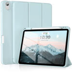 Techsuit - Rugalmas háromszorosan hajtható tok (ceruzatartóval) - iPad Air 4 (2020) / Air 5 (2022) - Égkék