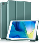Techsuit - Flex Háromszoros Hajtható (ceruzatartóval) - iPad 10.2 (2019 / 2020 / 2021) - Zöld tok