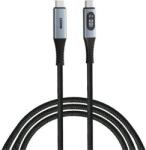 Verbatim USB kábel, USB-C - USB-C, 1, 2 m, 100W, teljesítménykijelzővel, VERBATIM (KV31848) - primatinta