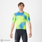 Castelli VORTICE mez, aquamarín/limetka (L)
