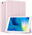 Techsuit - Flex Háromszoros (ceruzatartóval) - iPad 10.2 (2019 / 2020 / 2021) - Rózsaszín tok