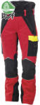 Hammer Workwear Pantaloni de lucru Hammer Workwear din poliester roșu/galben, anti-tăiere, mărimea L (4101*HB-L)