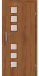 CLASSEN Foaie de ușă Classen nuc Leda 6 MDF 203, 5x74, 4 cm dreapta (51169)