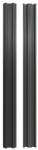 Bravo Șipcă metalică gard Bravo dublu vopsită 1250x90x0, 60 mm maro închis semi-mat RAL 8019 (J18019HI612)