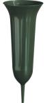 Geli Vas pentru flori Geli plastic, Ø 11 cm, verde (87002611)