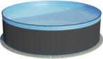 Planet Pool Piscină rotundă cu cadru metalic Planet Pool Ø 350 cm H 90 cm capacitate 7800 l inclus sistem de filtru, skimmer, scară (M99000) Piscina