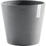 Ecopots Ghiveci Ecopots Amsterdam cu sistem de irigare plastic Ø 40 cm H 35 cm gri (AMWR.40.GR)