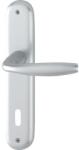 Hoppe Mânere cu șild ușă interior Hoppe New York 90/240 mm, pentru cheie BB, argintiu (38519)