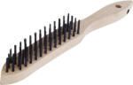 LESSMANN Perie de sârmă oțelită Lessmann 290mm, 5 rânduri, mâner din lemn (100.051.HB)
