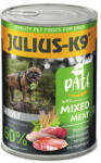 Julius-K9 Hrană umedă pentru câini JULIUS-K9 Adult pate cu mix de carne 400 g (12371846)