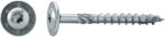 Dresselhaus Șuruburi pentru lemn cu cap semibombat Torx Dresselhaus JD-Plus 10x450mm T50 oțel zincat 50 piese (0/1148/001/ 10,0/ 450/   /01)