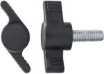 Dresselhaus Șuruburi metrice cu 2 aripi de strângere Dresselhaus 6x38 mm plastic negru, 20 bucăți (0/4964/705/6/38/17)