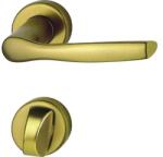 Hoppe Mânere cu rozetă ușă baie/toaletă (WC) Hoppe Milano, bronz (21914)