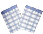 Svitap sleepwell Bambusz törlőkendő, nagy kockák, kék, 3 db (040500-000BAMBUIA)
