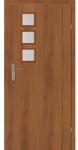 CLASSEN Foaie de ușă Classen nuc Leda 3 MDF 203, 5x64, 4 cm dreapta (51152)