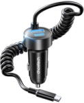 Choetech Dual Port 1C1A Car Charger Choetech TC0030 65W with spring cable 1.2m (48575)
