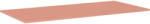 Jungborn Blat lavoar baie marmură compactă Terra Pink mat 100, 8x46 cm Jungborn (168820)