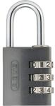 ABUS Lacăt aluminiu Abus 30mm, belciug Ø5mm, cu cifru, titanium (526831)