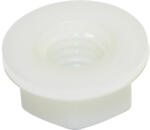 Dresselhaus Piulițe hexagonale cu flanșă Dresselhaus M5 plastic alb (0/4262/000/5/01)