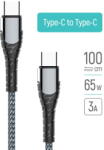 ColorWay Cablu Type-C, 65W, 1m - ColorWay (CW-CBPDCC040-GR) - Gray (KF2347553) - vexio